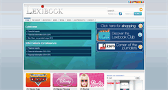 Desktop Screenshot of group.lexibook.com